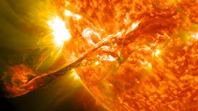 Filamenteruption auf der Sonne am 31. August 2012
