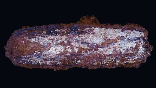 Schmuckperle aus meteoritischem Eisen