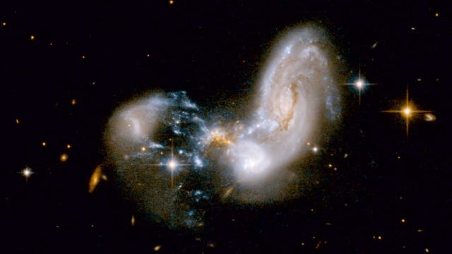 Verschmelzende Galaxien Zw II&#8201;96