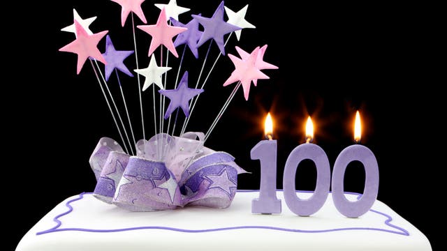 Torte zum 100sten Geburtstag