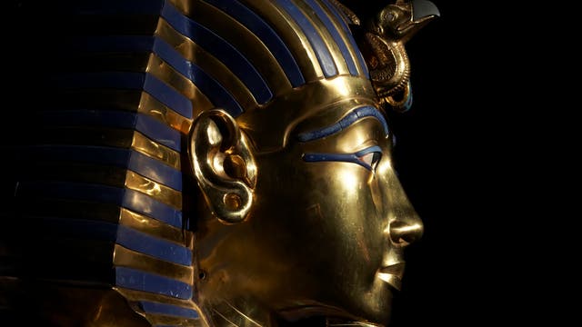 Begräbnismaske des ägyptischen Pharao Tutanchamun