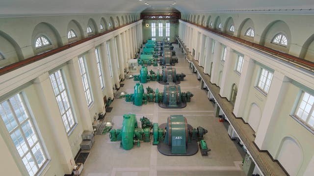 Maschinenhalle des Walchenseekraftwerks