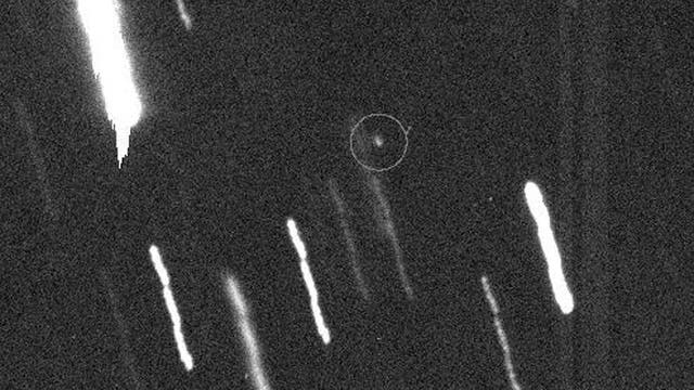 Entdeckungsfoto des Asteroiden Apophis