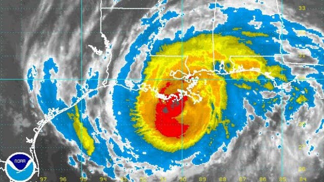 Hurrikan "Gustav" kurz vor New Orleans