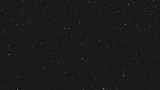 Der kühle rote Riesenstern »La Superba« hat eine ziegelrote Farbe