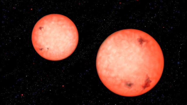 Ein enges Doppelsternsystem aus Roten Zwergen