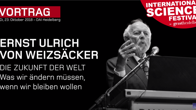 Ernst Ulrich von Weizsäcker – Die Zukunft der Welt