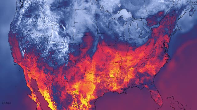 Zwischen Feuer und Eis - neue Wetterkarte mit extremer Detailgenauigkeit