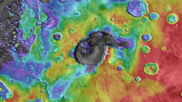 Supervulkan auf dem Mars