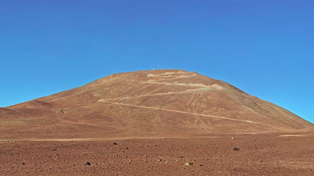 Der Cerro Armazones in der chilenischen Atacama-Wüste