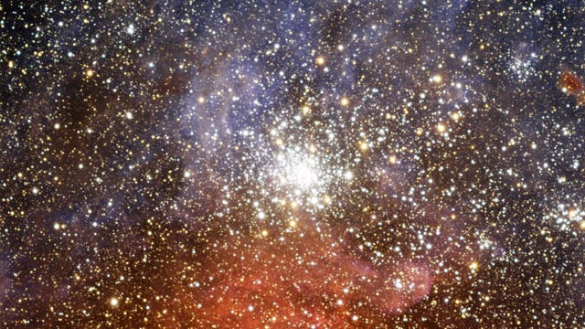 Aufnahme des Sternhaufens NGC 2100