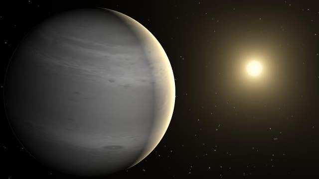 Illustration des Exoplaneten 8 Ursae Minoris b 