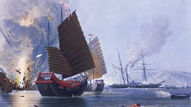 Seeschlacht im ersten Opiumkrieg