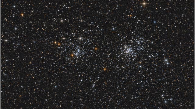 Der Doppelsternhaufen h & chi im Sternbild Perseus