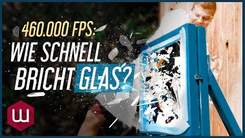 Wie schnell bricht Glas? (in 460.000 FPS!)