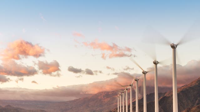 Windpark in Palm Springs