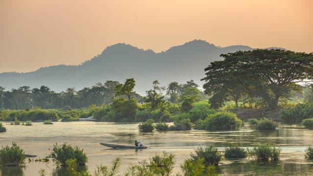 Der Mekong in Laos