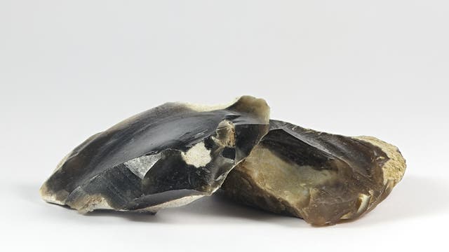 Obsidian für Steinzeitwerkzeuge