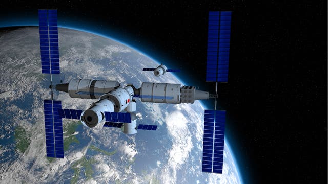 Raumstation Tiangong-3 (Illustration)
