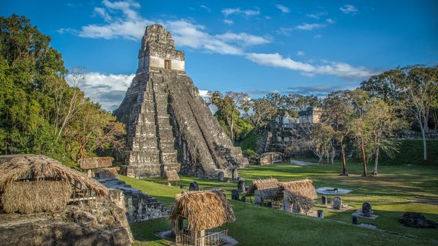Die Maya-Stätte von Tikal in Guatemala