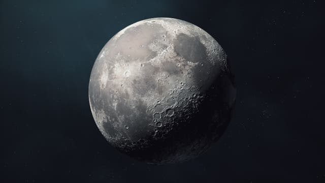 Der Mond in Nahaufnahme