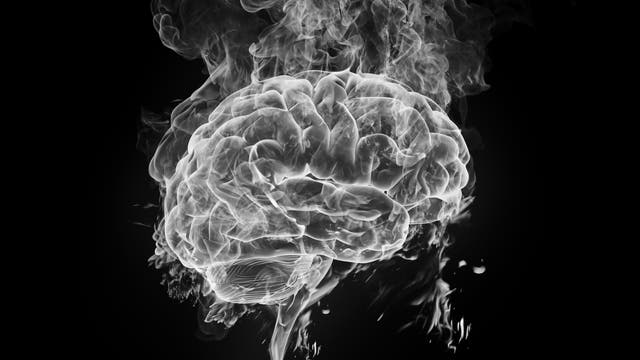 Gehirn aus Rauch
