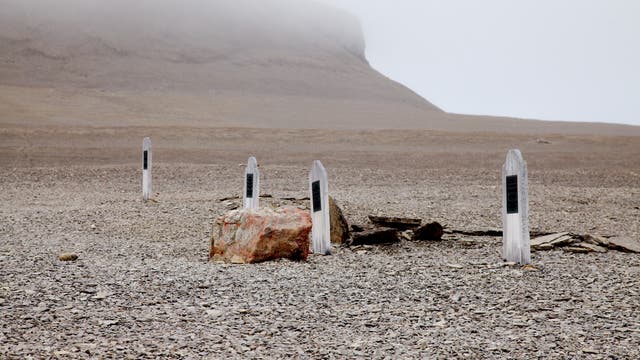 Gräber der Franklin-Expedition auf Beechey Island, Kanada