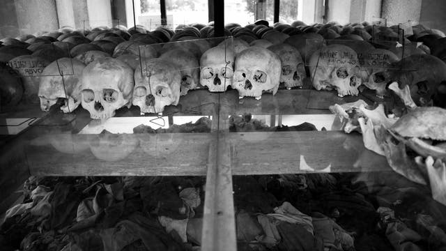 Opfer der Roten Khmer in Kambodscha