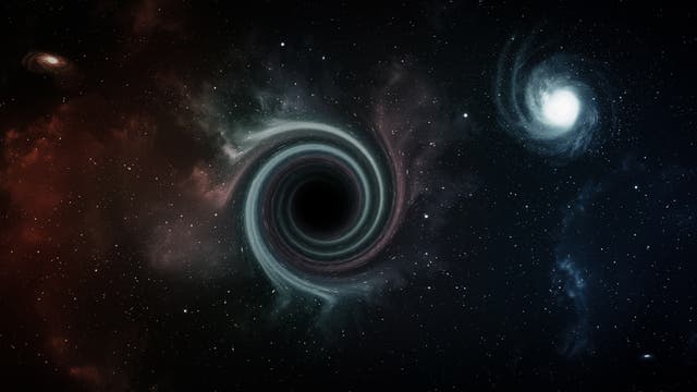Ein Schwarzes Loch im Weltall