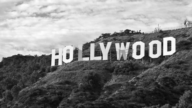 Das berühmte Schild in den Hollywood Hills