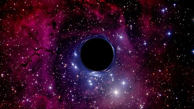Schwarzes Loch, Raumverzerrung