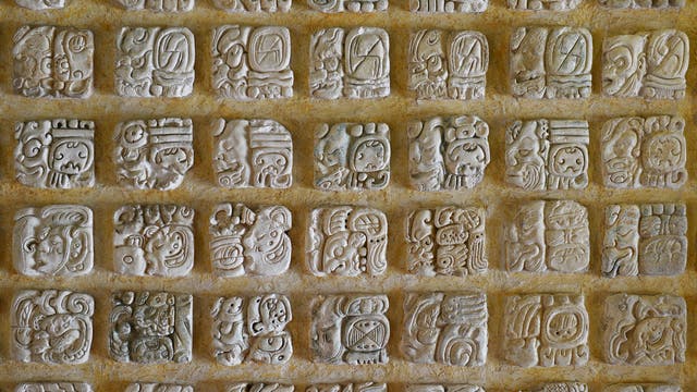 Maya-Schriftzeichen