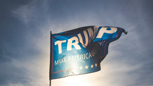 Trump-Flagge