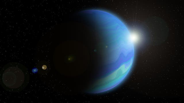 Der äußerste Planet Neptun wurde im Jahr 1846 von Johann Gottfried Galle von Berlin aus entdeckt.