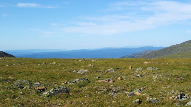 Mangels nennenswerter Bäume hat die Tundra meist einen weiten Horizont.