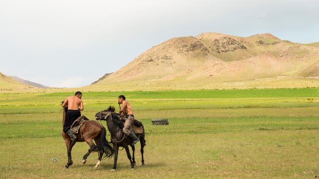 Reiterspiele in Kirgisistan