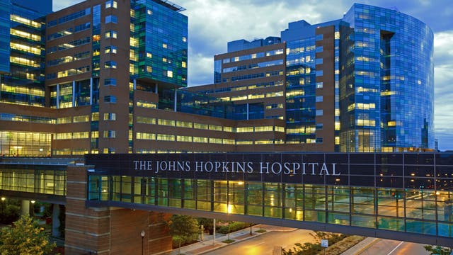 Johns Hopkins University Hospital in Baltimore