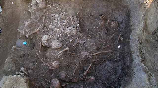 41 Kinder und Erwachsene starben vor 6200 Jahren.