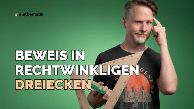Beweis im rechtwinkligen Dreieck