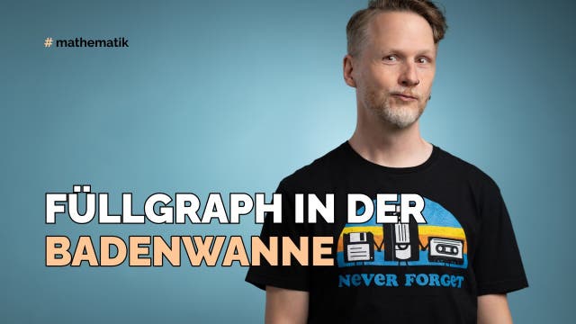 Füllgraph in der Badewanne