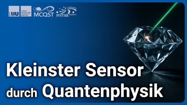 Quantensensor • Kleinster Sensor der Welt • Diamant-Defekt misst Magne