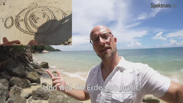 Mike Beckers antwortet auf einer einsamen Insel zwischen Wind und Meeresrauschen