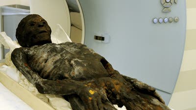 Mumie im CT
