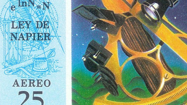 Briefmarke zu Ehren von John Napier