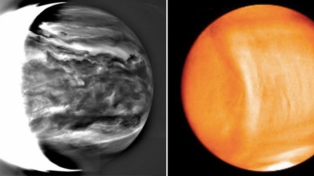 Venus im Infraroten (Aufnahmen der japanischen Sonde Akatsuki)