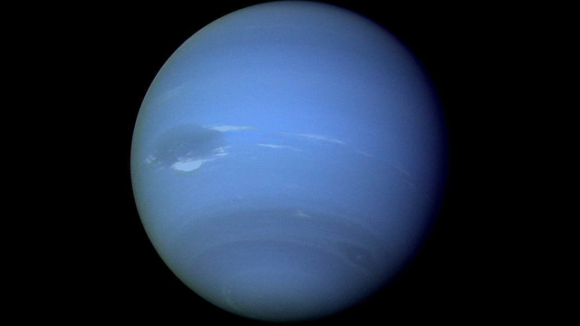 Neptun, aufgenommen von Voyager 2