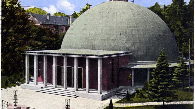 Alte Ansicht des Jenaer Planetariums