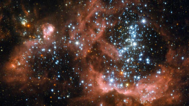 Die Sternentstehungsregion NGC&nbsp;604 in der Spiralgalaxie Messier 33