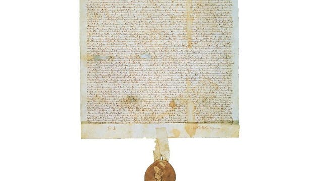 Diese Kopie der Magna Carta