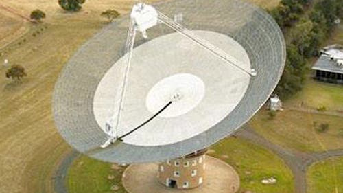 Das Radioteleskop von Parkes in Australien